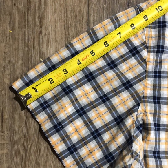 HAWKER RYE 100% Cotton Slim-Fit Plaid Button Down Shirt - Picture 7 of 7